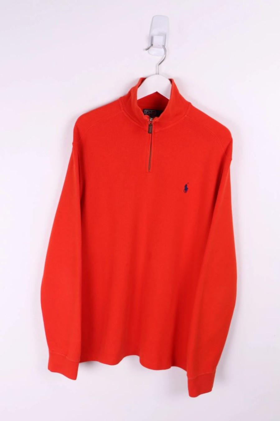 1/4 Zip Sweaters * | Restated Vintage Vintage Ralph Lauren 1/4 Zip Sweater Large