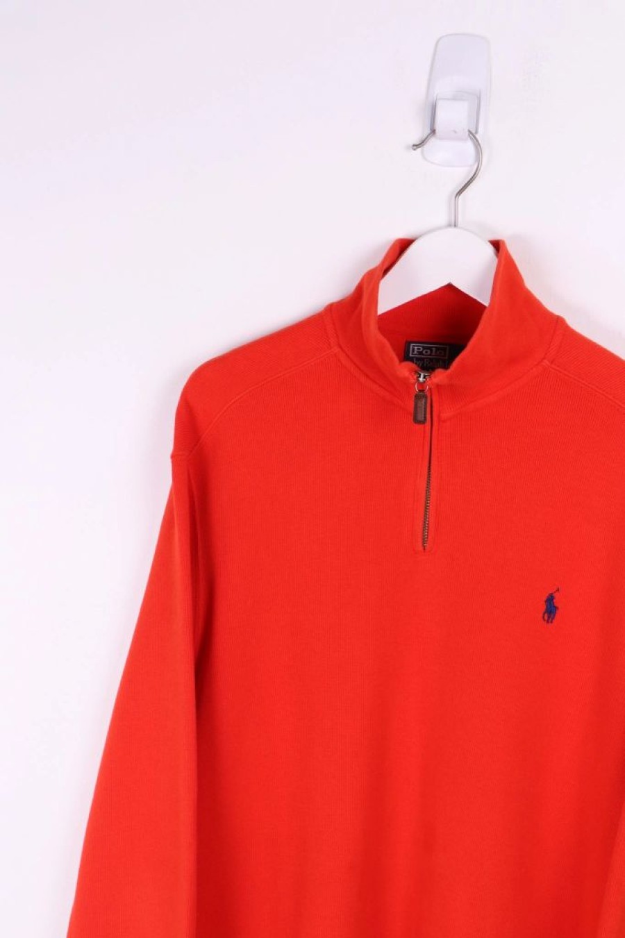 1/4 Zip Sweaters * | Restated Vintage Vintage Ralph Lauren 1/4 Zip Sweater Large