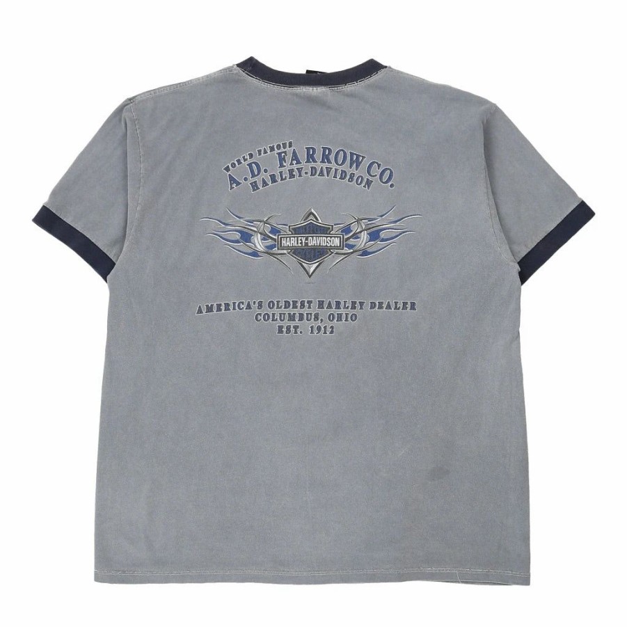 Vintage T-Shirts * | Vintage Columbus, Ohio 2006 Harley Davidson T-Shirt Xl Grey Cotton