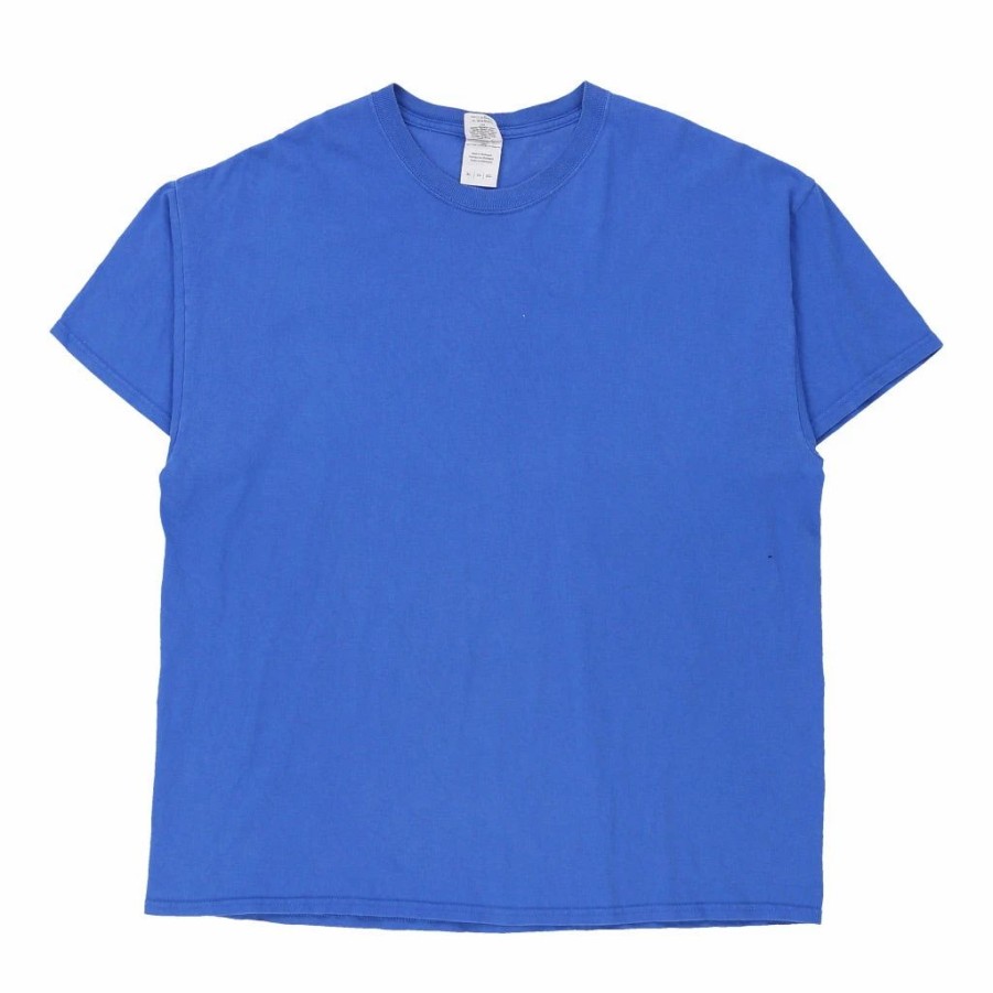 Vintage T-Shirts * | Vintage Gildan T-Shirt Xl Blue Cotton