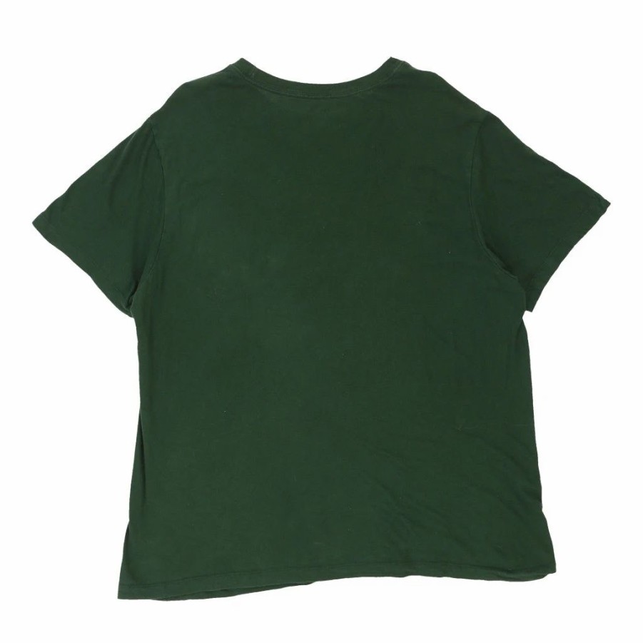 Vintage T-Shirts * | Vintage Nike T-Shirt Large Green Cotton