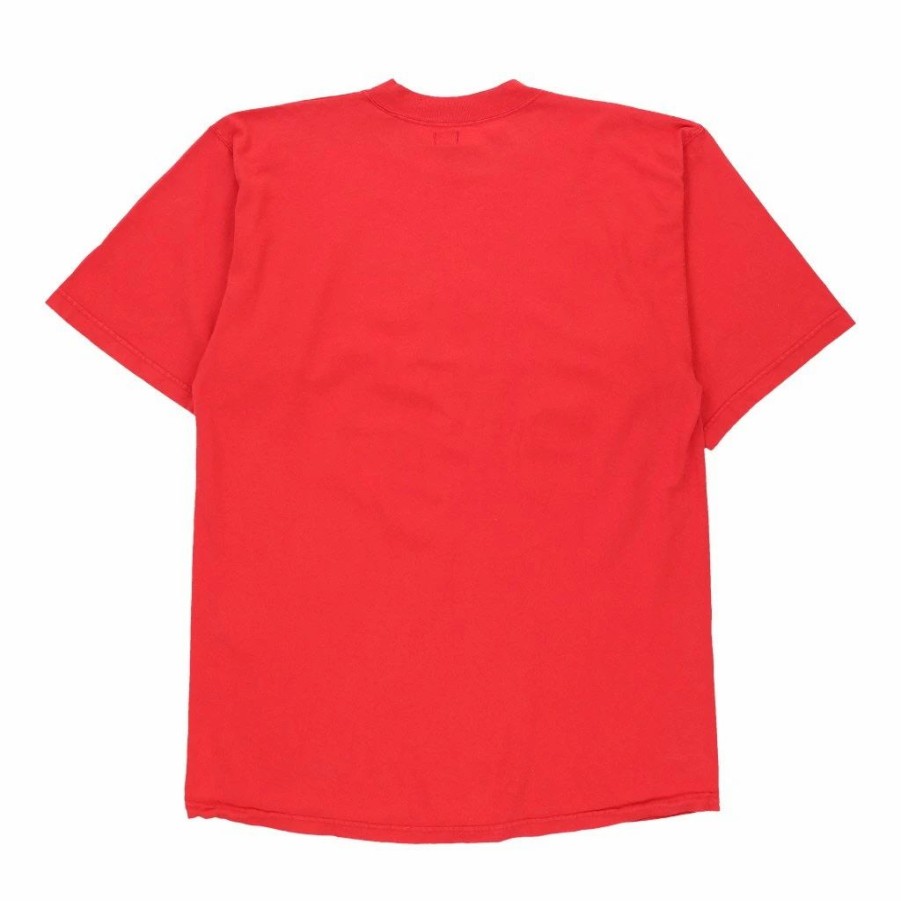 Vintage T-Shirts * | Vintage Guess T-Shirt Xl Red Cotton