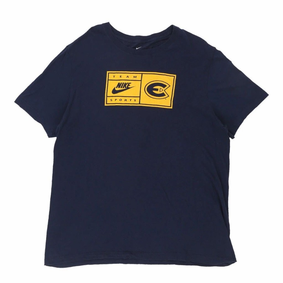 Vintage T-Shirts * | Vintage Nike T-Shirt Xl Navy Cotton