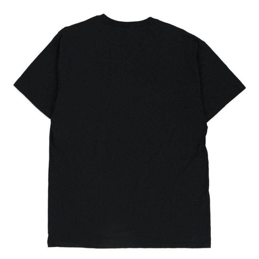 Vintage T-Shirts * | Vintage Fruit Of The Loom T-Shirt Large Black Cotton