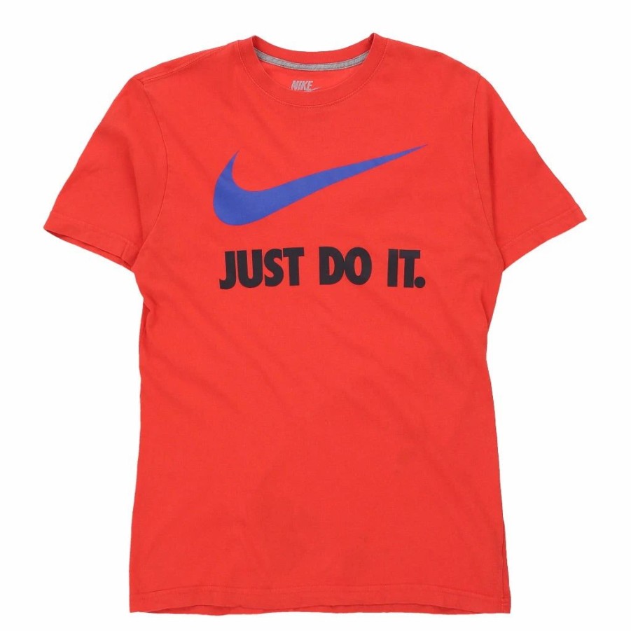 Vintage T-Shirts * | Vintage Nike T-Shirt Medium Red Cotton