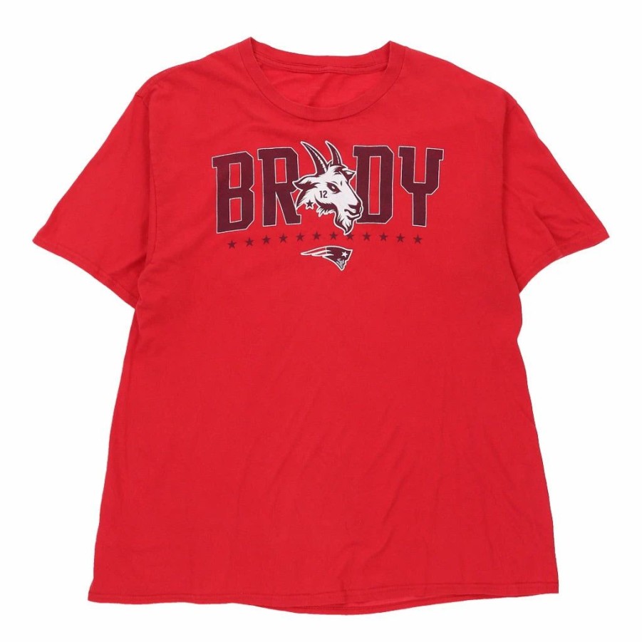 Vintage T-Shirts * | Vintage New England Patriots Unbranded T-Shirt Small Red Cotton