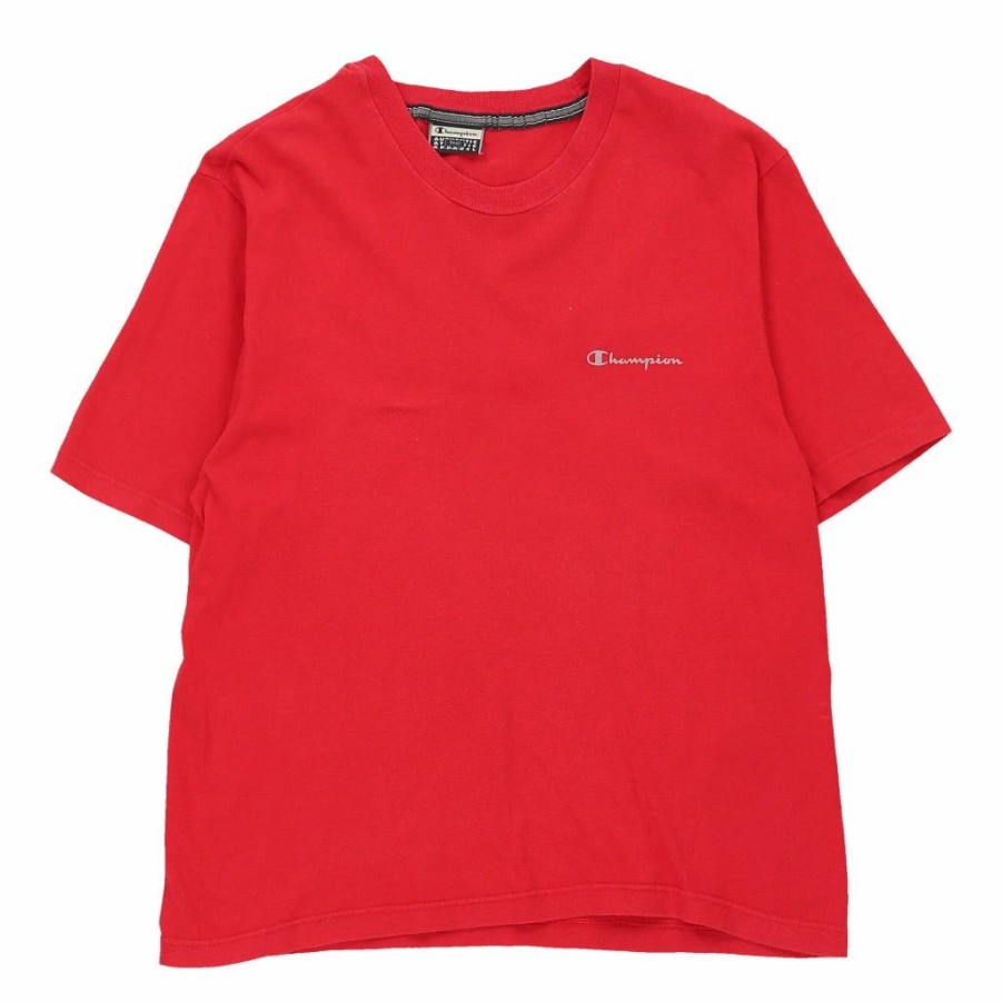 Vintage T-Shirts * | Vintage Champion T-Shirt Small Red Cotton