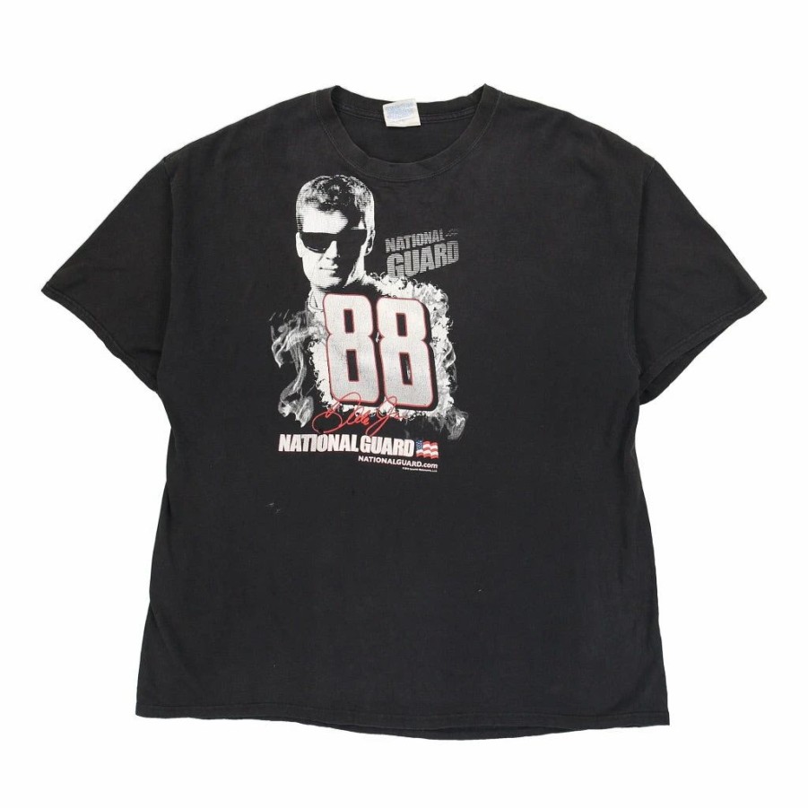 Vintage T-Shirts * | Vintage Dale Earnhardt Jr Hanes T-Shirt Xl Black Cotton