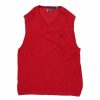 Vintage T-Shirts * | Vintage Chaps Ralph Lauren Vest Xl Red Cotton