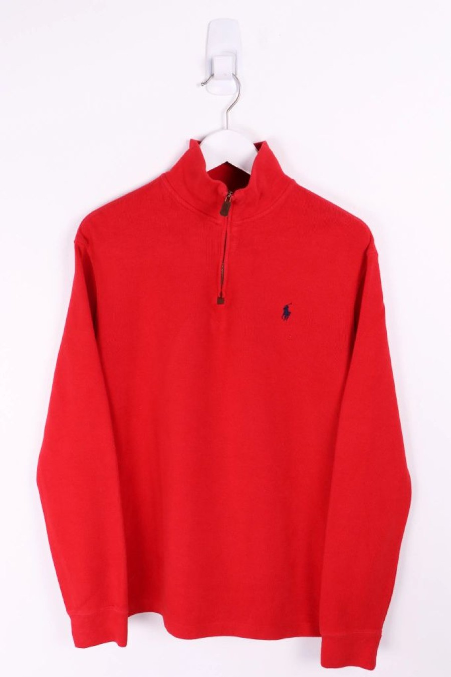 1/4 Zip Sweaters * | Restated Vintage Vintage Ralph Lauren 1/4 Zip Sweater Medium