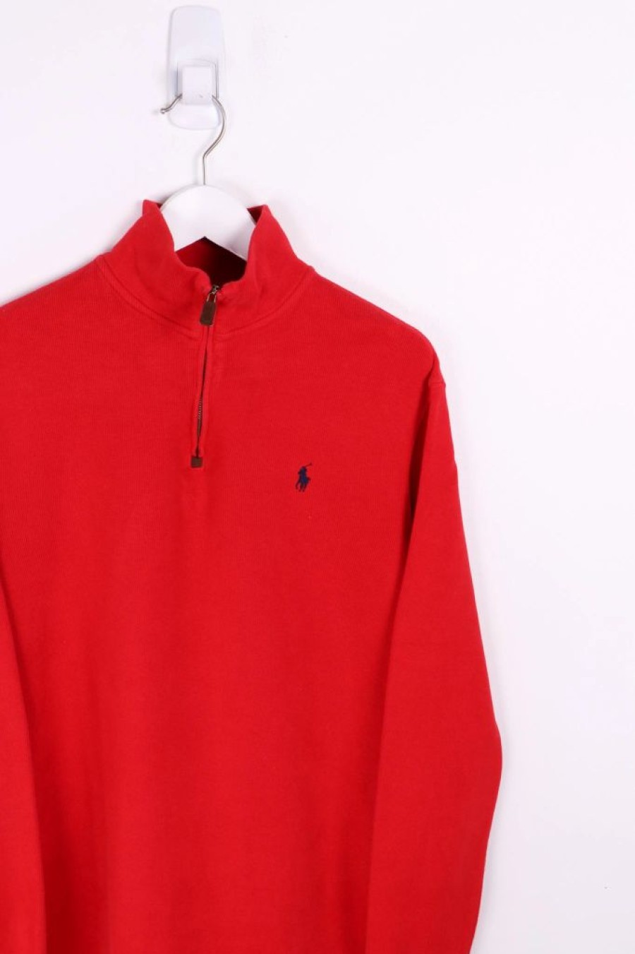 1/4 Zip Sweaters * | Restated Vintage Vintage Ralph Lauren 1/4 Zip Sweater Medium