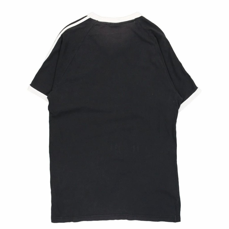 Vintage T-Shirts * | Vintage Adidas T-Shirt Large Black Cotton