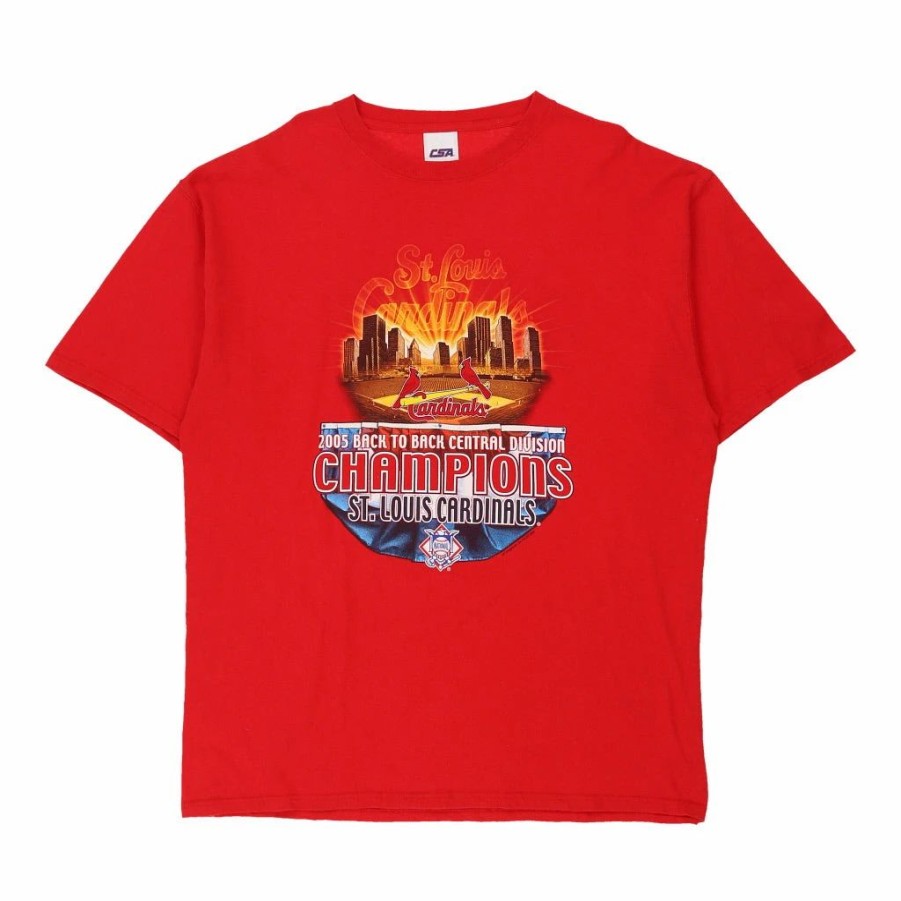 Vintage T-Shirts * | Vintage St. Louis Cardinals Csa T-Shirt Xl Red Cotton