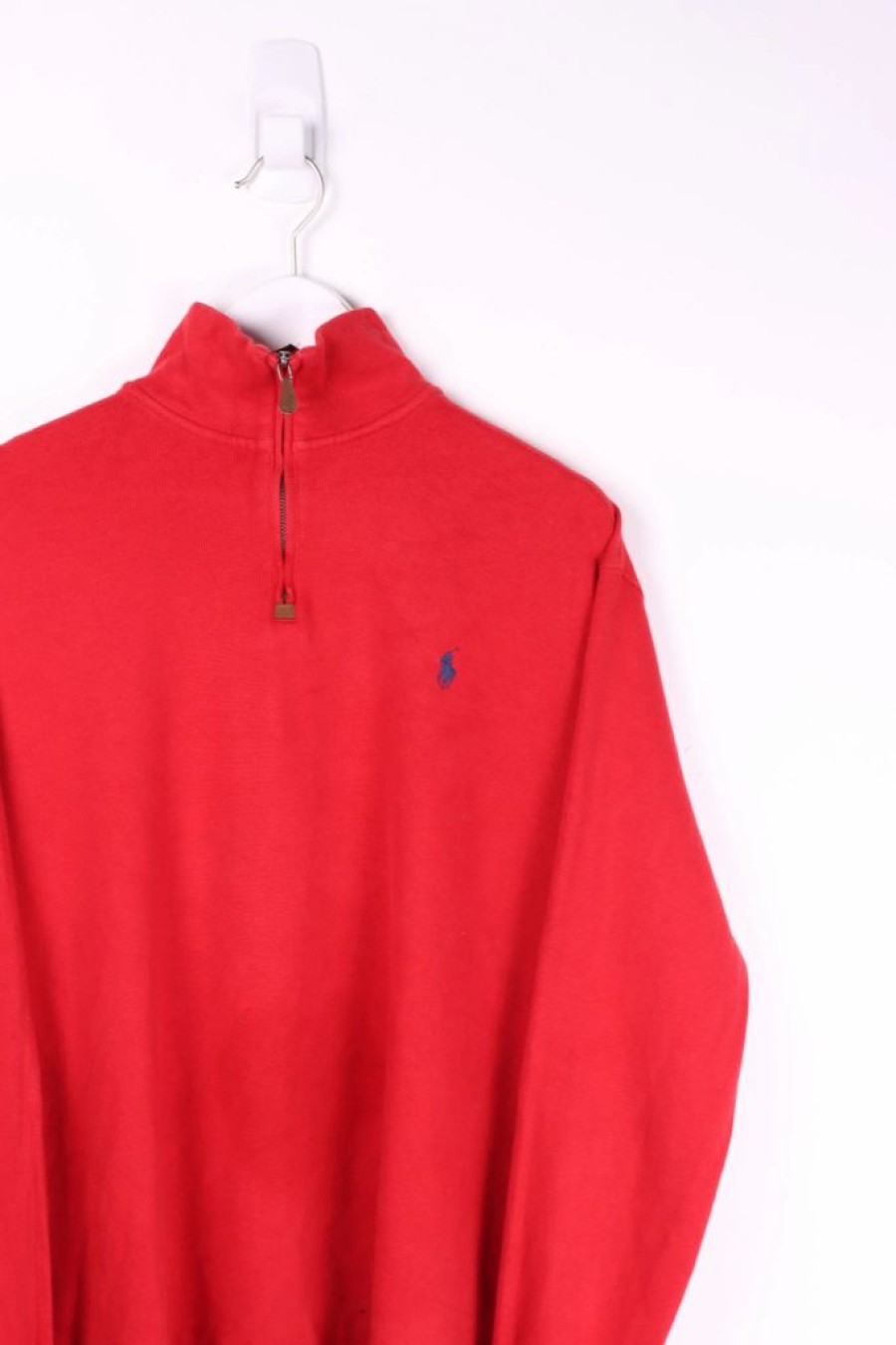 1/4 Zip Sweaters * | Restated Vintage Vintage Ralph Lauren 1/4 Zip Sweater Large