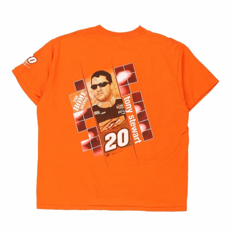 Vintage T-Shirts * | Vintage Tony Stewart #20 2005 Winners Circle T-Shirt Xl Orange Cotton