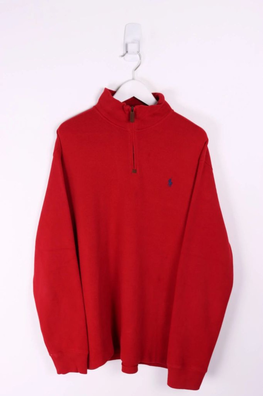 1/4 Zip Sweaters * | Restated Vintage Vintage Ralph Lauren 1/4 Zip Sweater Xl