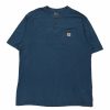 Vintage T-Shirts * | Vintage Carhartt T-Shirt 2Xl Blue Cotton