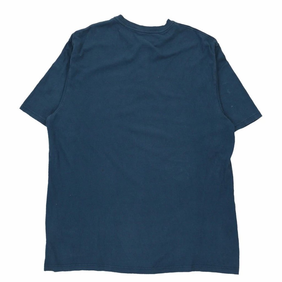 Vintage T-Shirts * | Vintage Carhartt T-Shirt 2Xl Blue Cotton