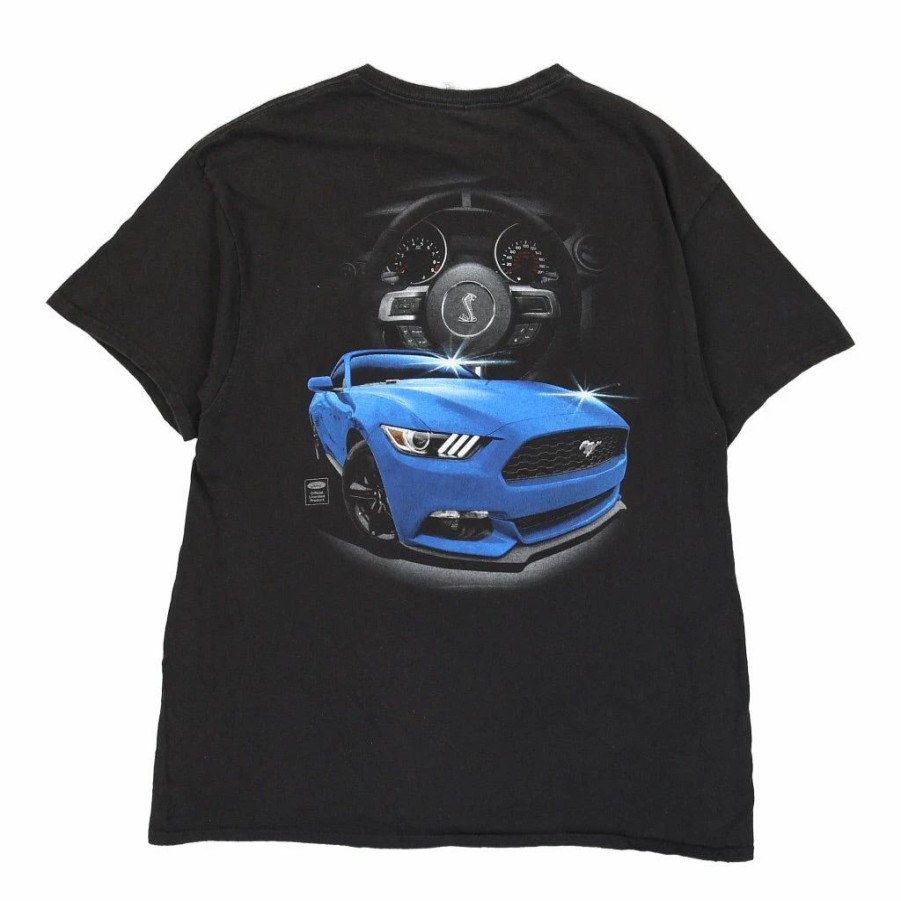 Vintage T-Shirts * | Vintage Ford Delta T-Shirt Large Black Cotton