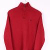 1/4 Zip Sweaters * | Restated Vintage Vintage Ralph Lauren 1/4 Zip Sweater Small