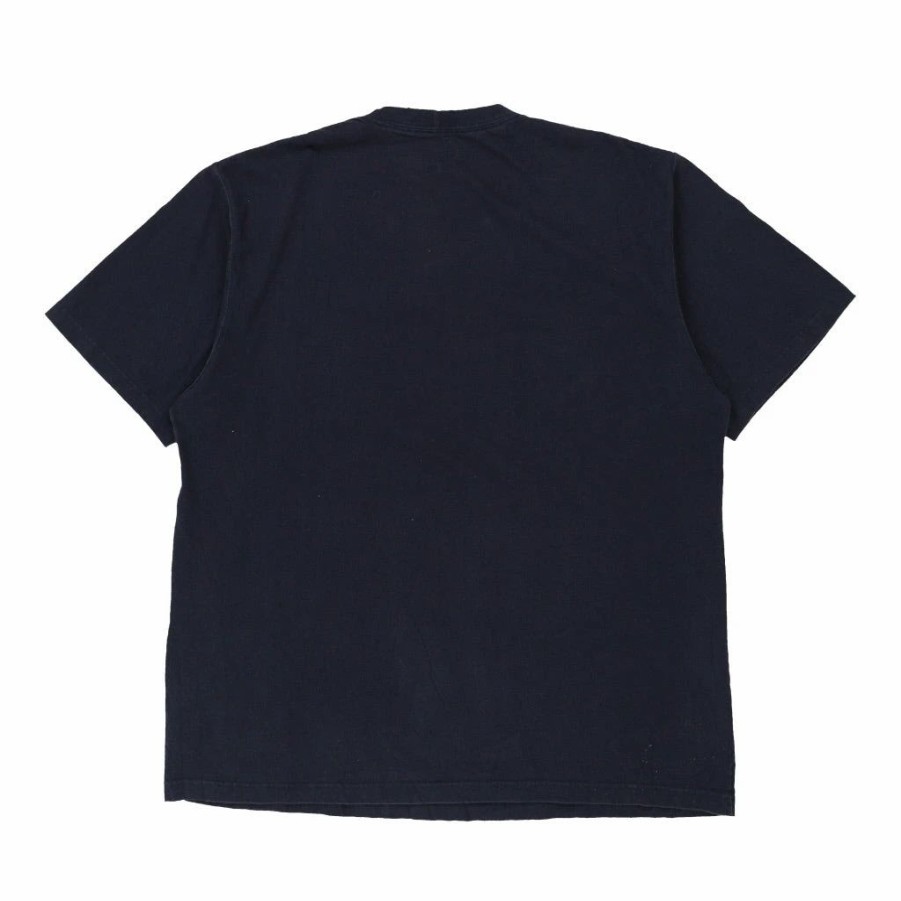 Vintage T-Shirts * | Vintage Carhartt T-Shirt Xl Navy Cotton