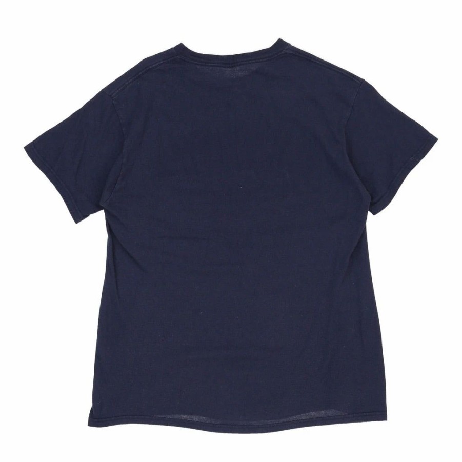 Vintage T-Shirts * | Vintage Delta T-Shirt Medium Blue Cotton