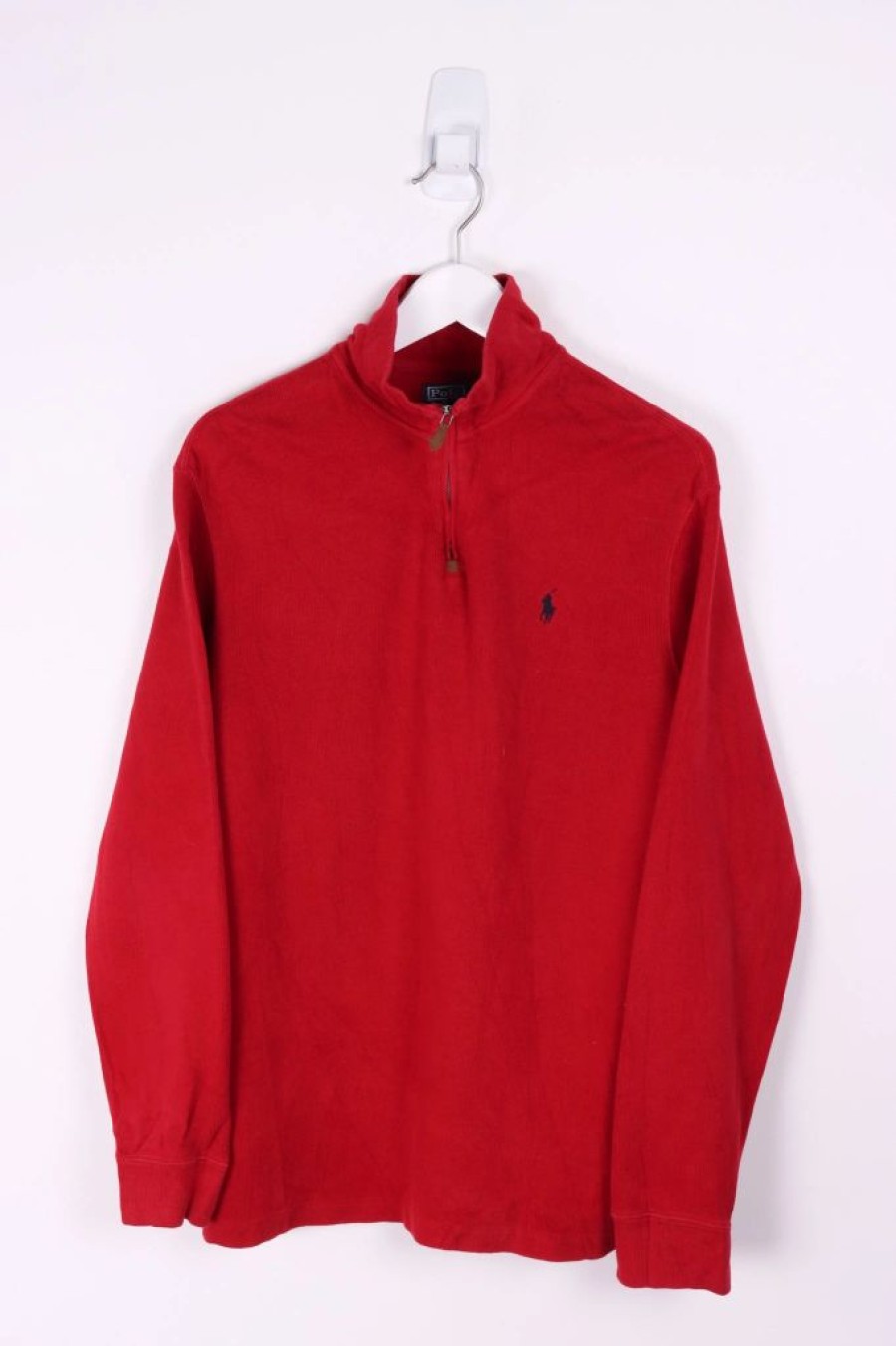 1/4 Zip Sweaters * | Restated Vintage Vintage Ralph Lauren 1/4 Zip Sweater Large