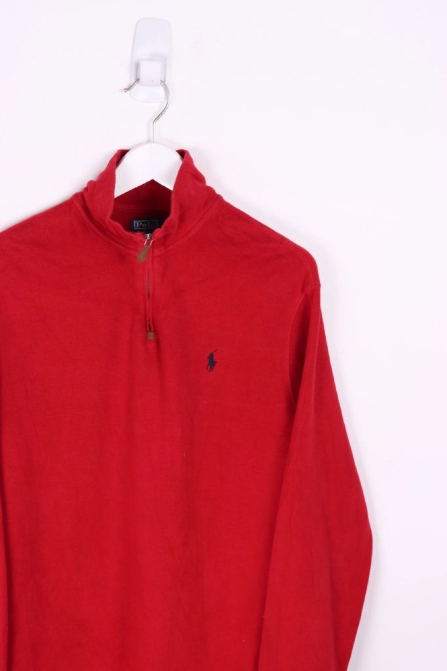 1/4 Zip Sweaters * | Restated Vintage Vintage Ralph Lauren 1/4 Zip Sweater Large