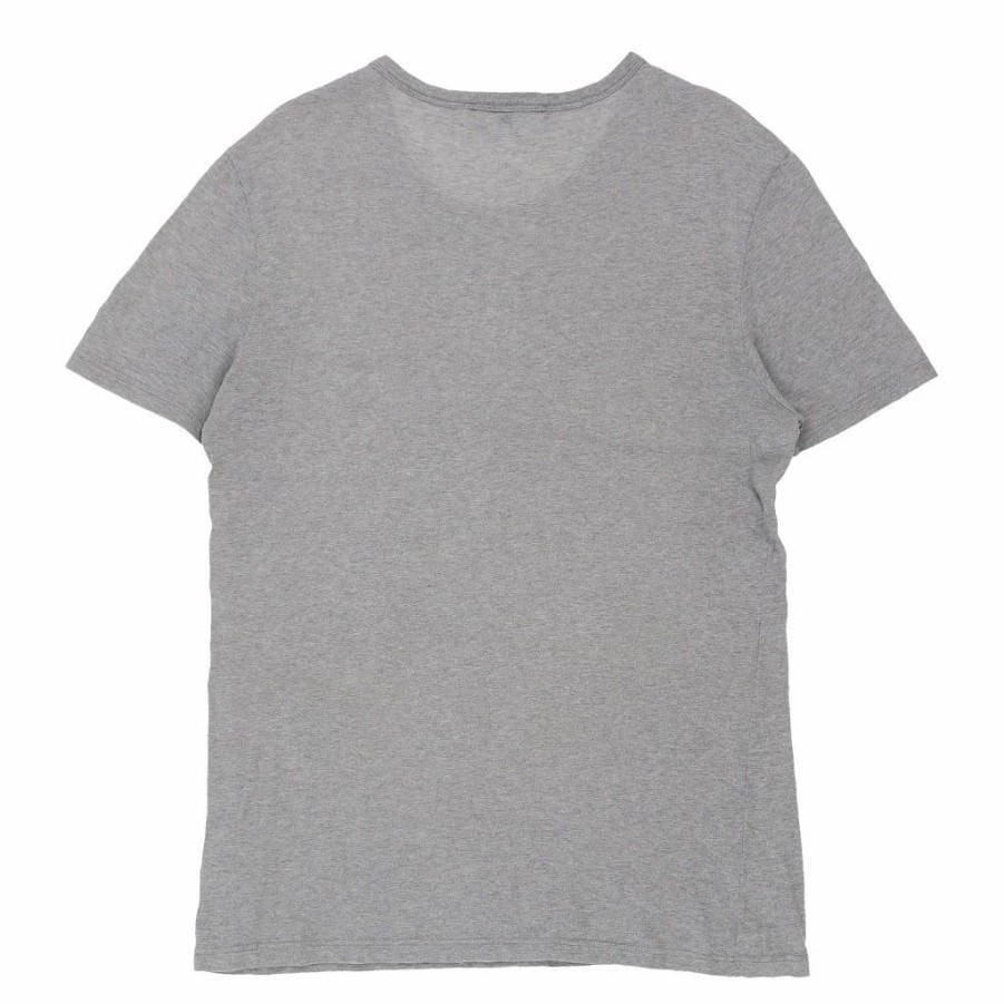 Vintage T-Shirts * | Vintage Gucci T-Shirt Large Grey Cotton