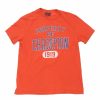 Vintage T-Shirts * | Vintage Champion T-Shirt Small Orange Cotton