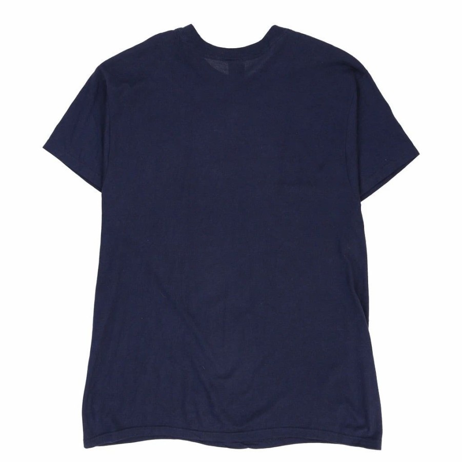 Vintage T-Shirts * | Vintage New York Fruit Of The Loom T-Shirt Xl Navy Cotton