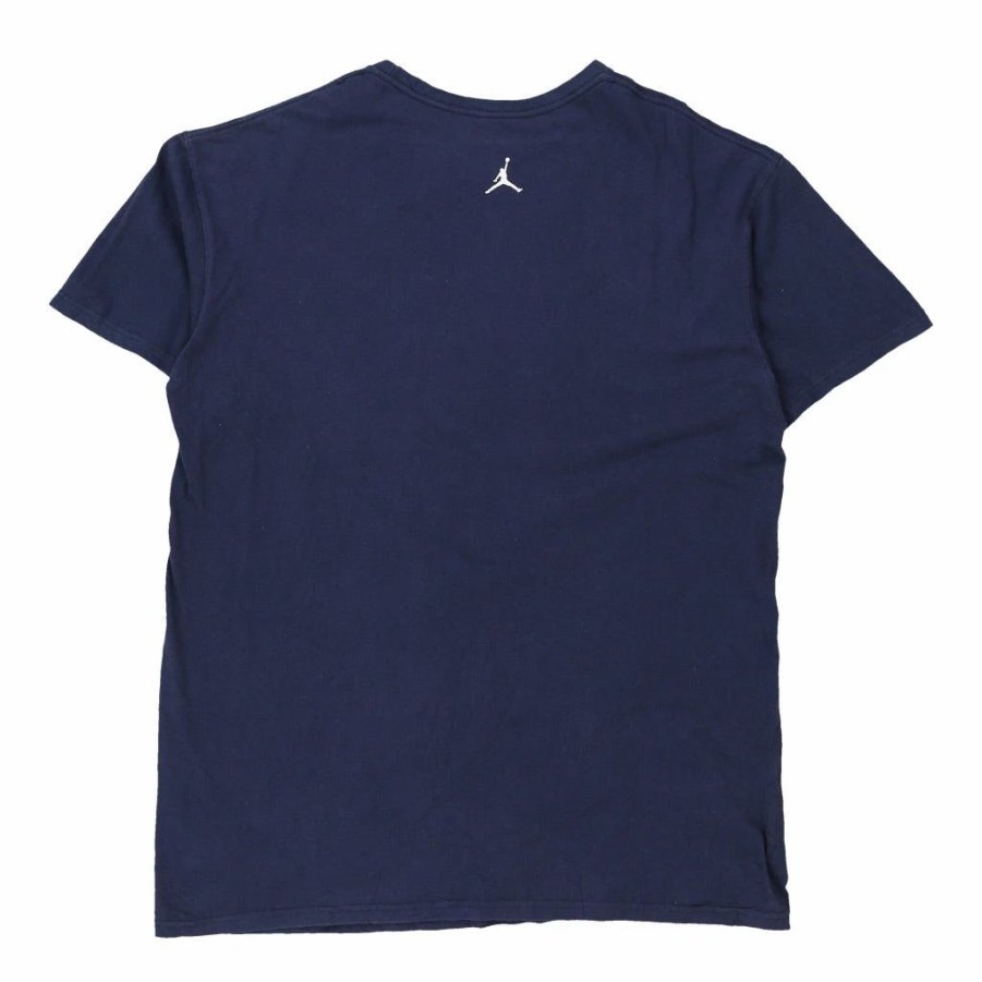 Vintage T-Shirts * | Vintage Jordan T-Shirt Xl Blue Cotton