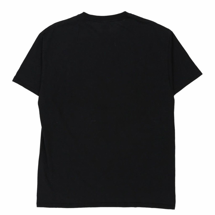 Vintage T-Shirts * | Vintage Fruit Of The Loom T-Shirt Large Black Cotton