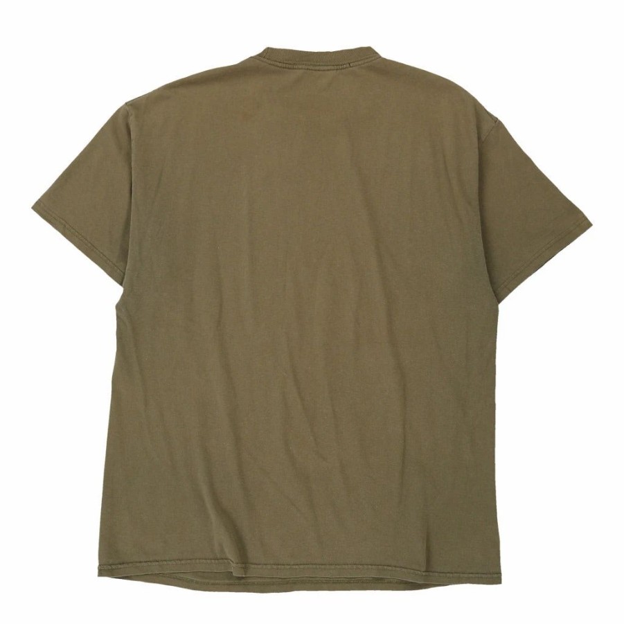 Vintage T-Shirts * | Vintage National Heritage T-Shirt Xl Khaki Cotton