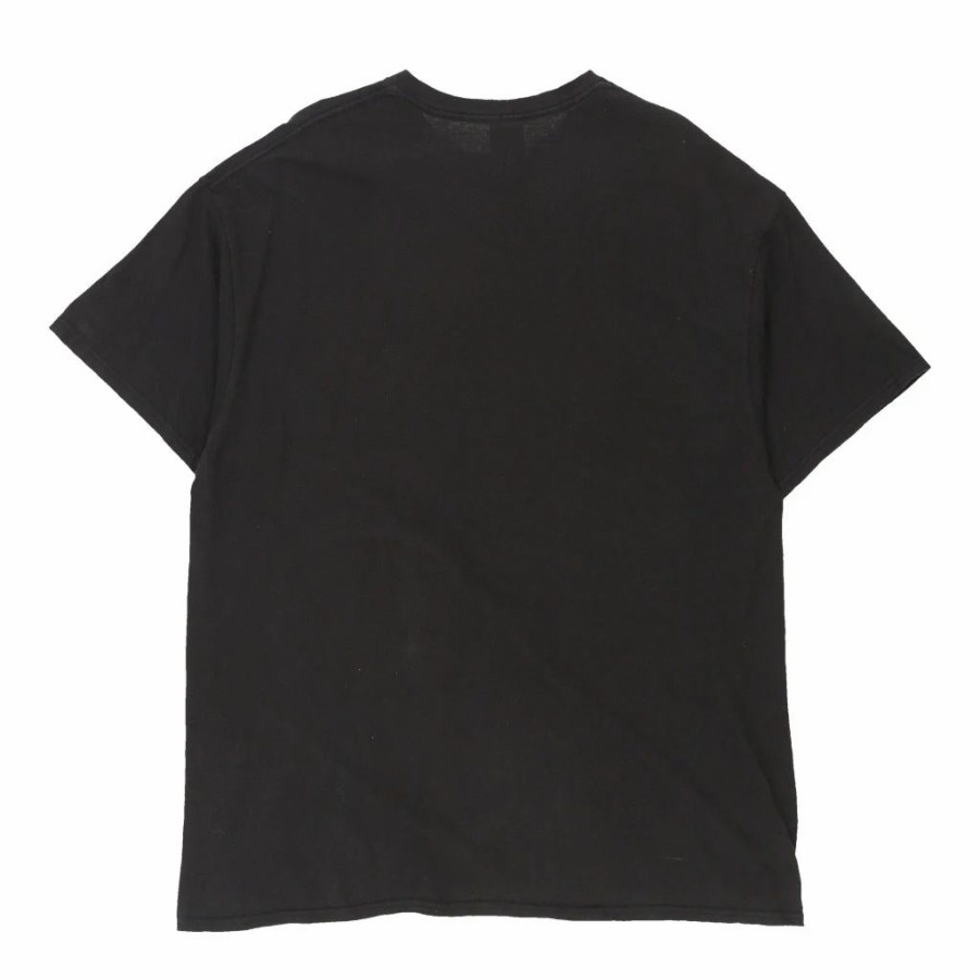 Vintage T-Shirts * | Vintage Delta T-Shirt Large Black Cotton