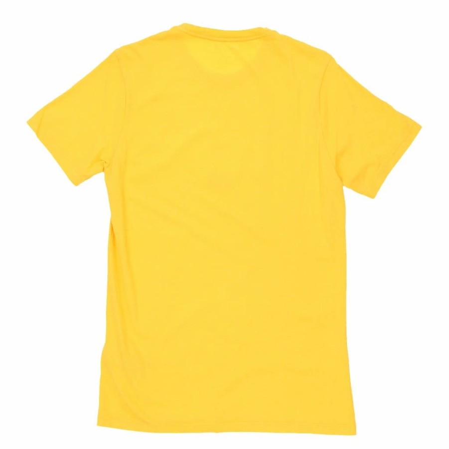 Vintage T-Shirts * | Vintage Napapijri T-Shirt Medium Yellow Cotton