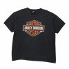 Vintage T-Shirts * | Vintage Boston, Ma Harley Davidson T-Shirt Xl Black Cotton