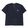 Vintage T-Shirts * | Vintage Carhartt T-Shirt Large Navy Cotton