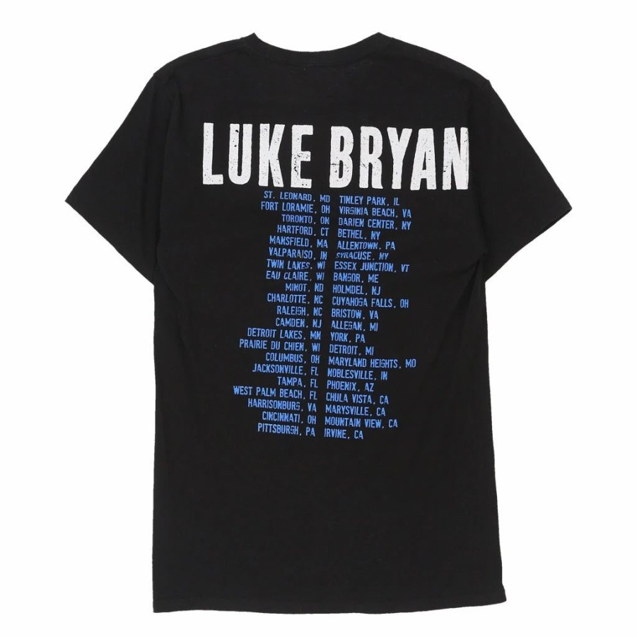 Vintage T-Shirts * | Vintage Luke Bryan Hanes T-Shirt Small Black Cotton