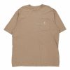 Vintage T-Shirts * | Vintage Carhartt T-Shirt Xl Beige Cotton