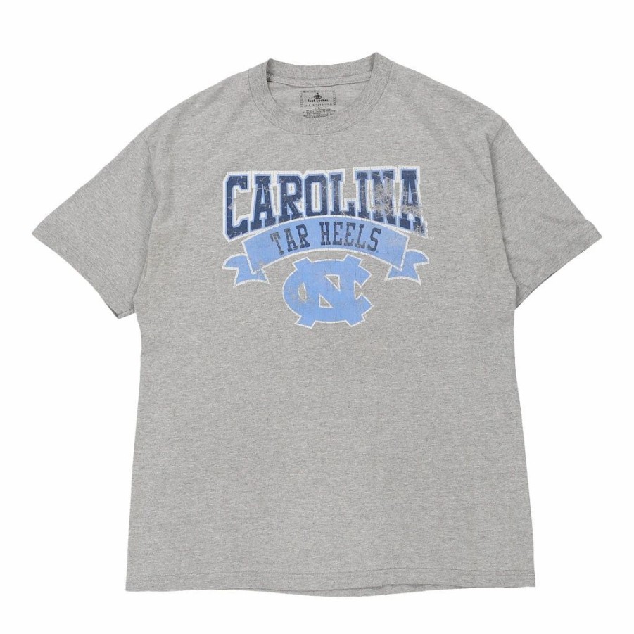 Vintage T-Shirts * | Vintage North Carolina Tar Heels Foot Locker T-Shirt Large Grey Cotton Blend