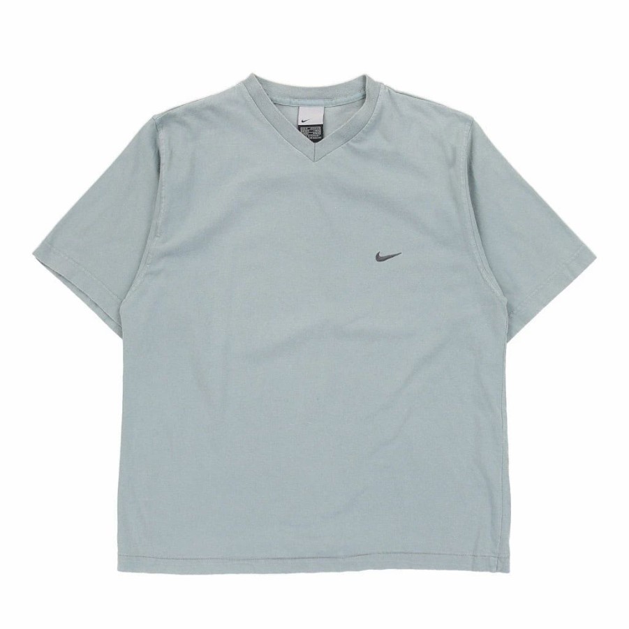 Vintage T-Shirts * | Vintage Nike T-Shirt Medium Grey Cotton