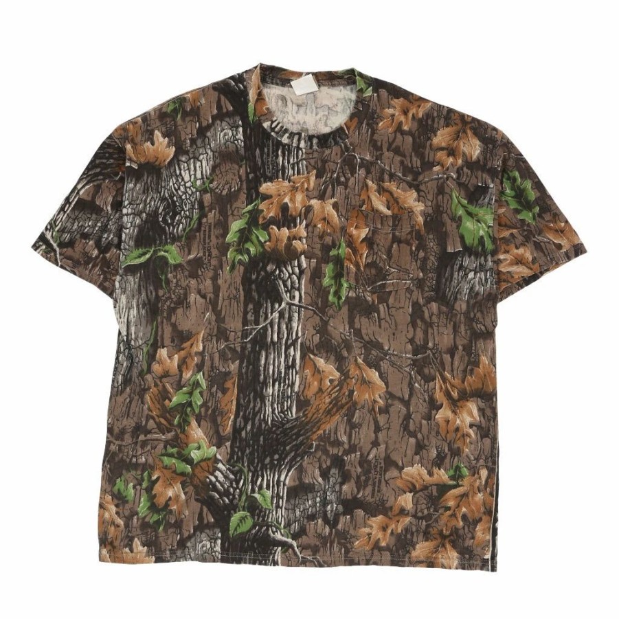 Vintage T-Shirts * | Vintage Outdoors T-Shirt Xl Camo Cotton