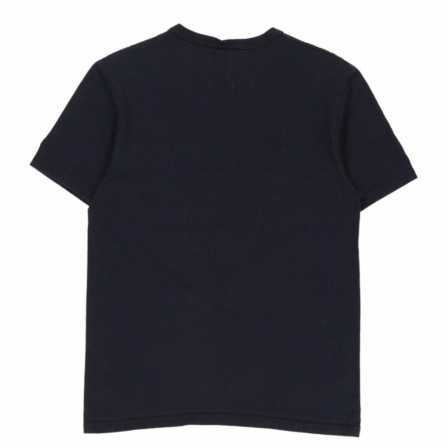 Vintage T-Shirts * | Vintage Champion T-Shirt Small Navy Cotton