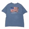 Vintage T-Shirts * | Vintage America Gildan T-Shirt 3Xl Blue Cotton