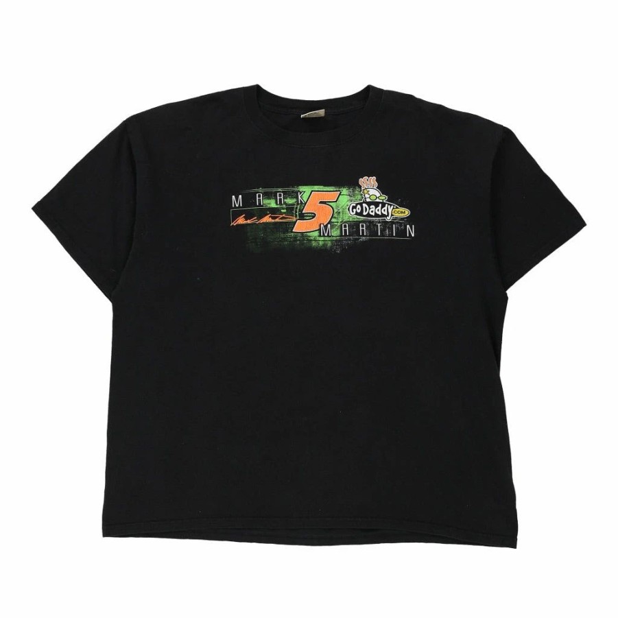 Vintage T-Shirts * | Vintage Mark Martin Chase Authentics T-Shirt 2Xl Black Cotton