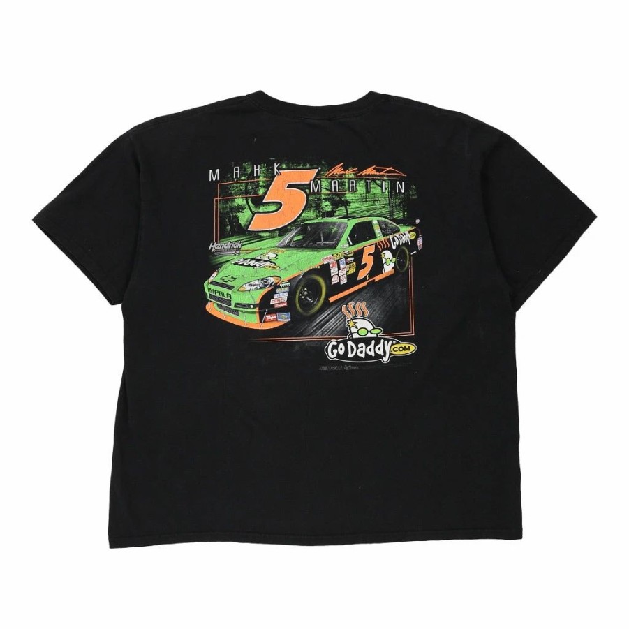 Vintage T-Shirts * | Vintage Mark Martin Chase Authentics T-Shirt 2Xl Black Cotton