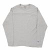 Vintage T-Shirts * | Vintage Champion Long Sleeve T-Shirt Xl Grey Cotton