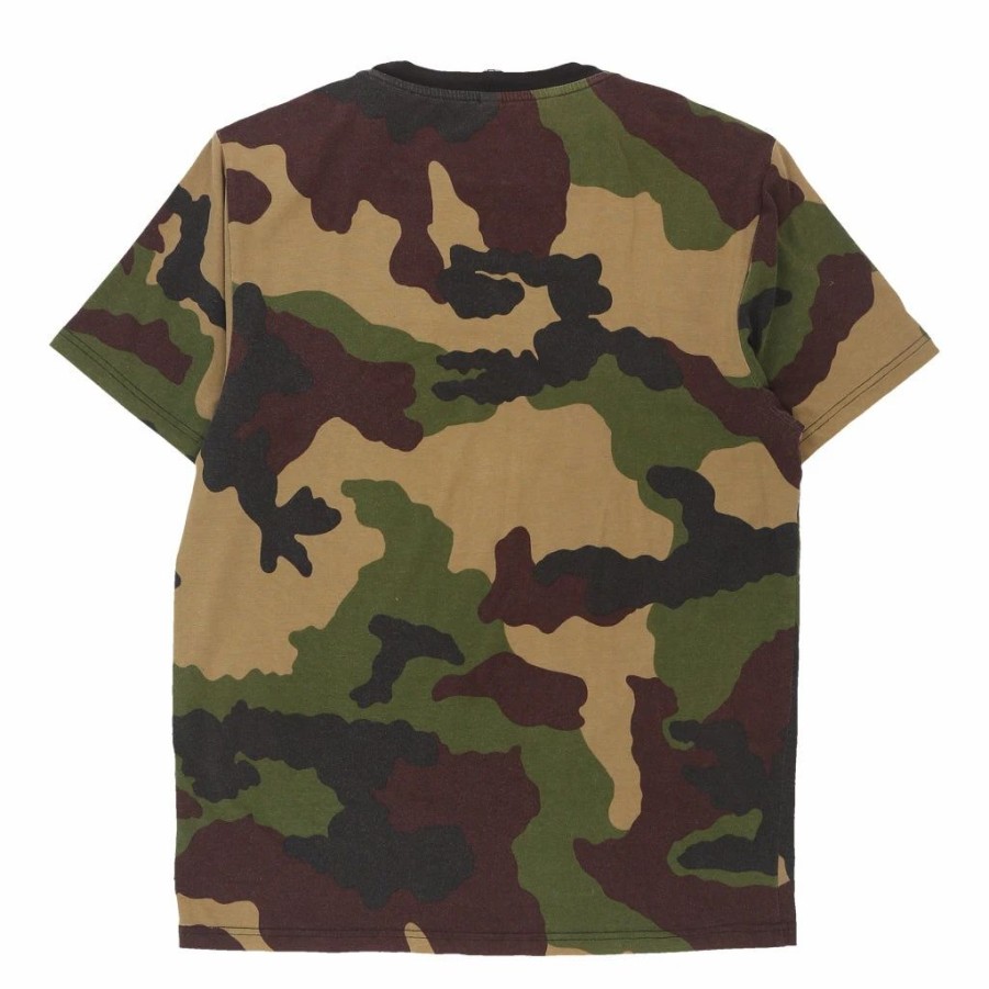 Vintage T-Shirts * | Vintage Moschino T-Shirt Small Camo Cotton