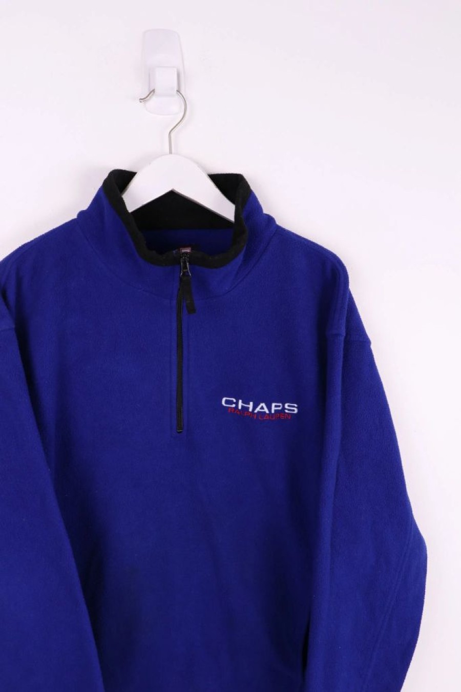 1/4 Zip Sweaters * | Restated Vintage Vintage Ralph Lauren Chaps 1/4 Zip Sweater Large